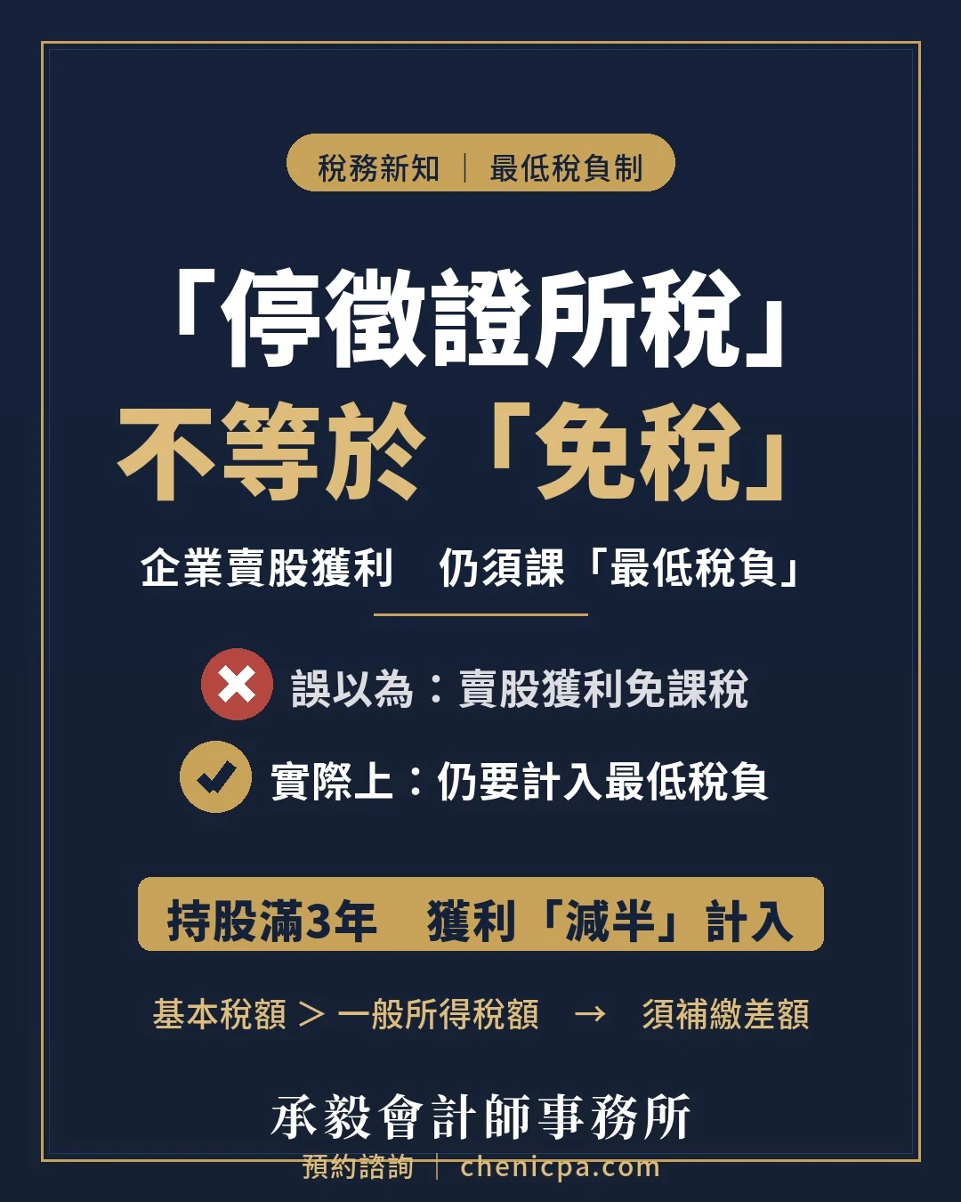 【1分鐘懶人包】企業賣股獲利，最低稅負這樣算才不會踩雷！高雄公司登記/苓雅區公司登記