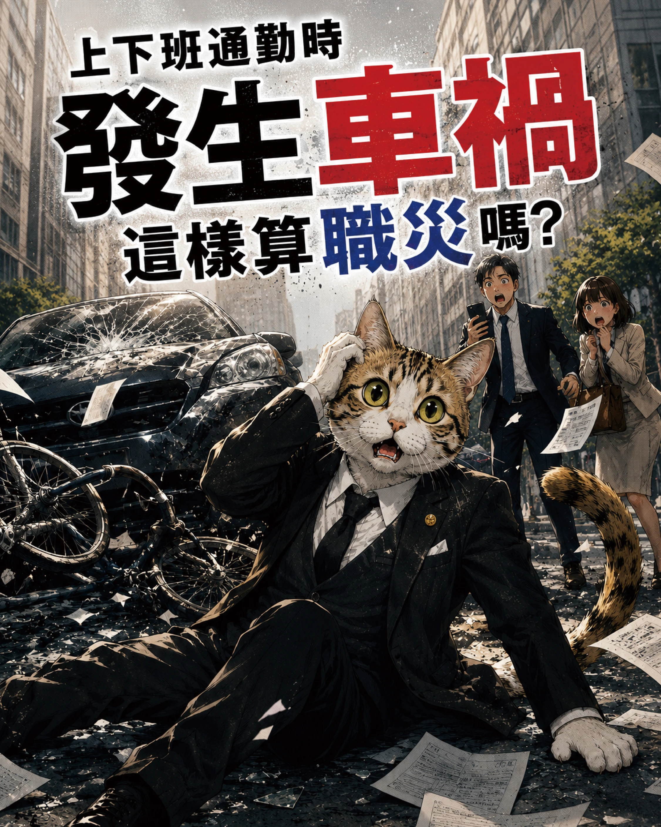 上下班通勤時發生車禍,這樣算職災嗎?