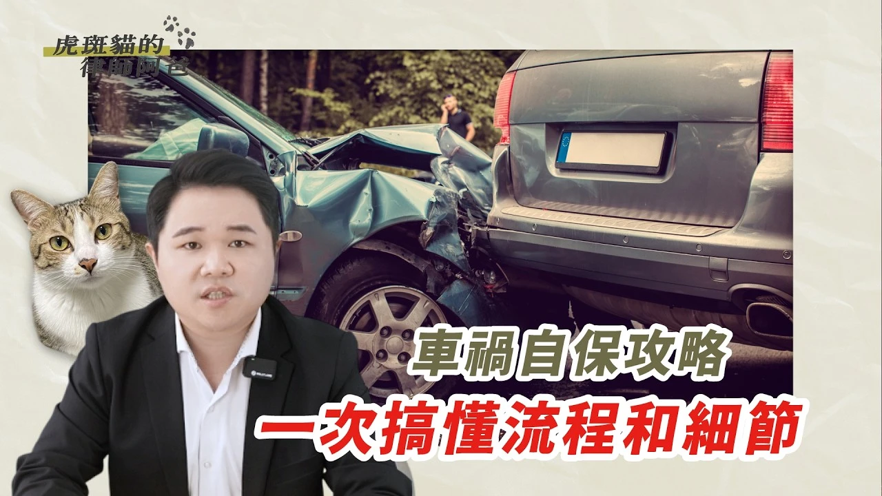 車禍自保攻略!一次搞懂處理流程和細節|虎斑貓的律師阿爸|陳建宏