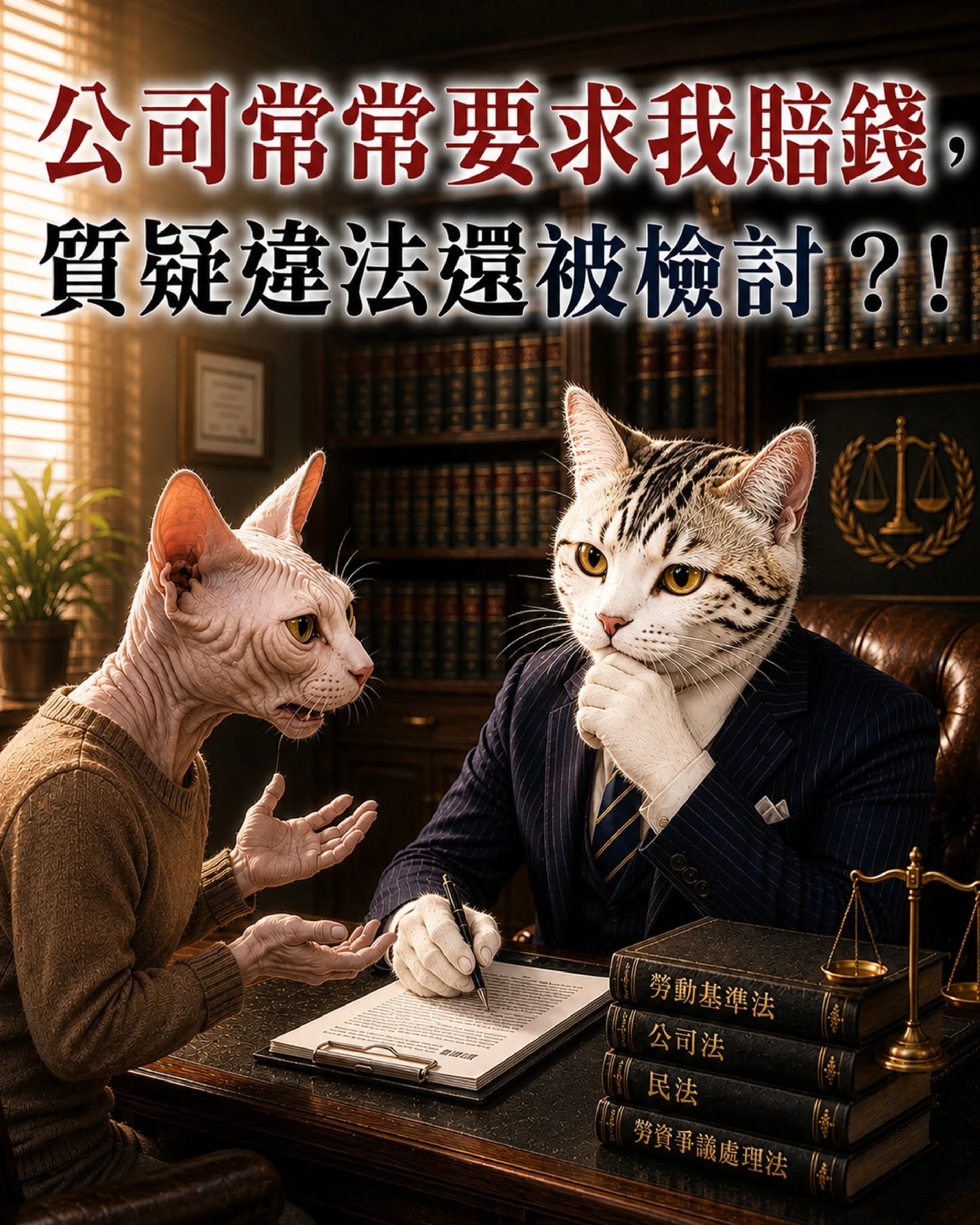 公司常常要求我賠錢、扣薪，質疑違法竟然還被檢討？！