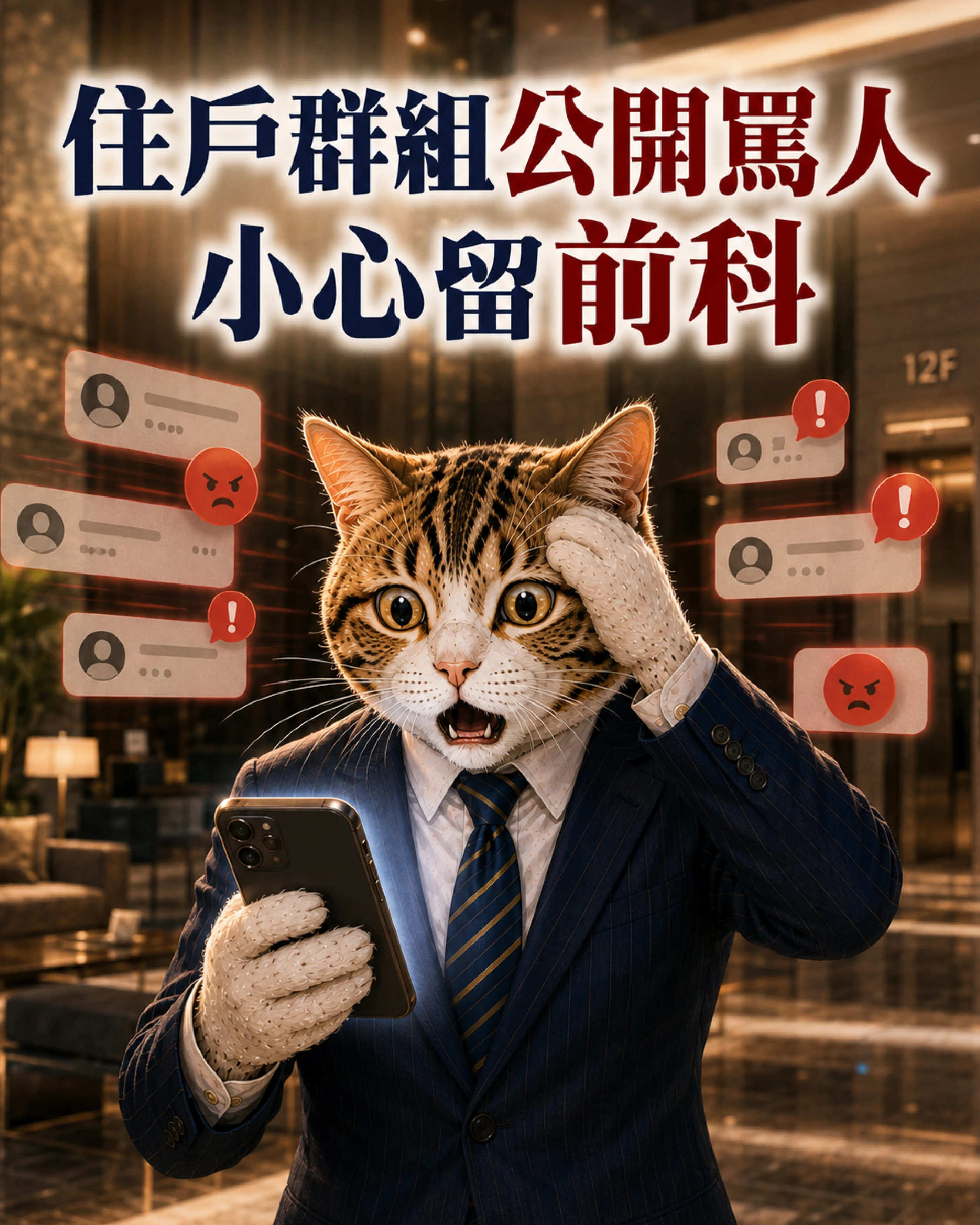 住戶群組公開罵人，小心留前科