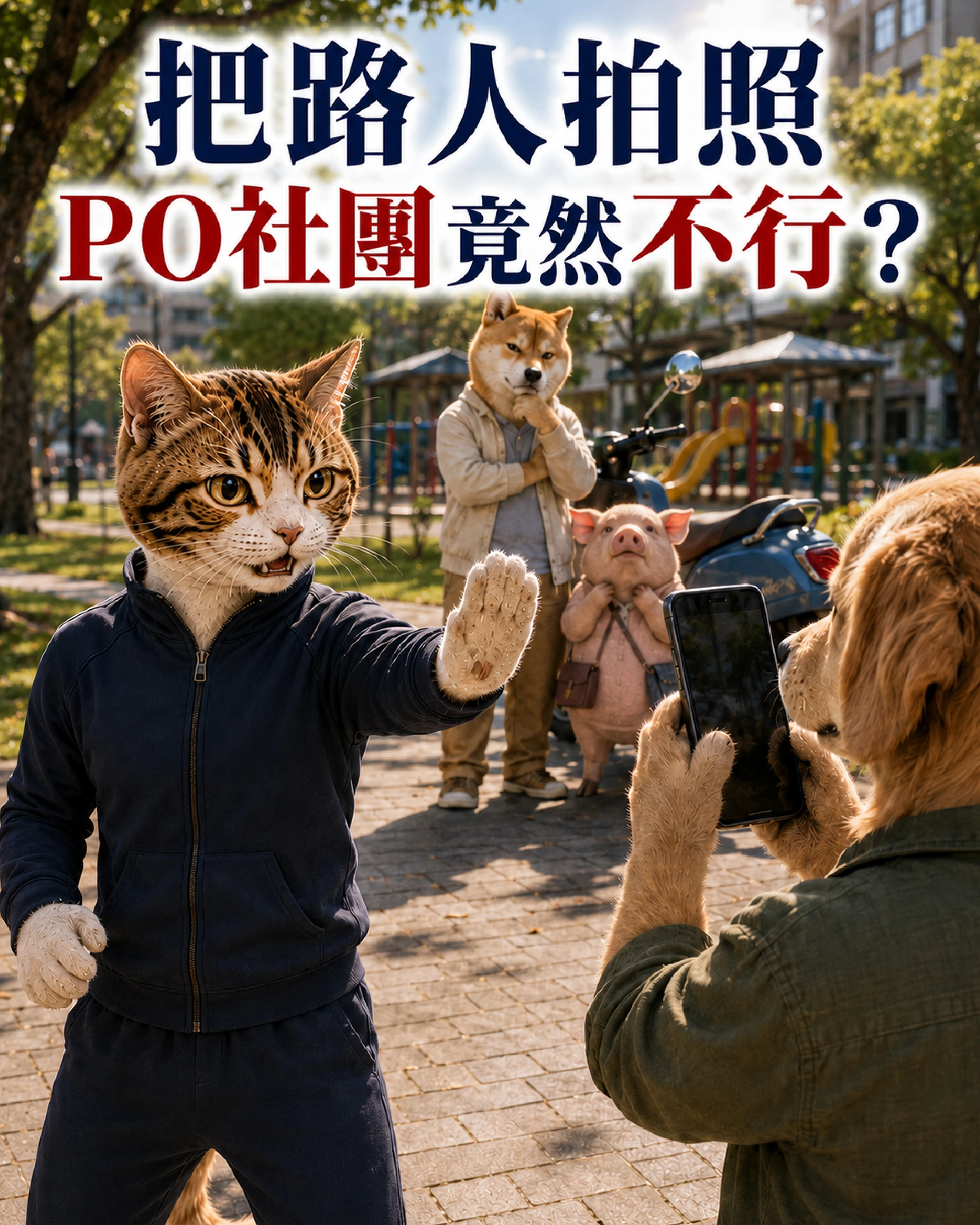 把路人拍照PO社團竟然不行？