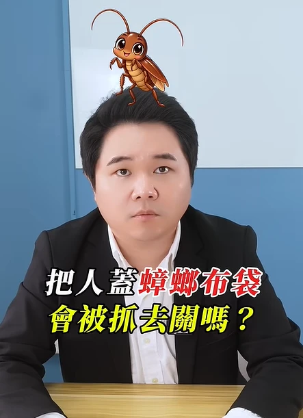 把人套進蟑螂布袋，算傷害罪嗎？｜陳建宏律師
