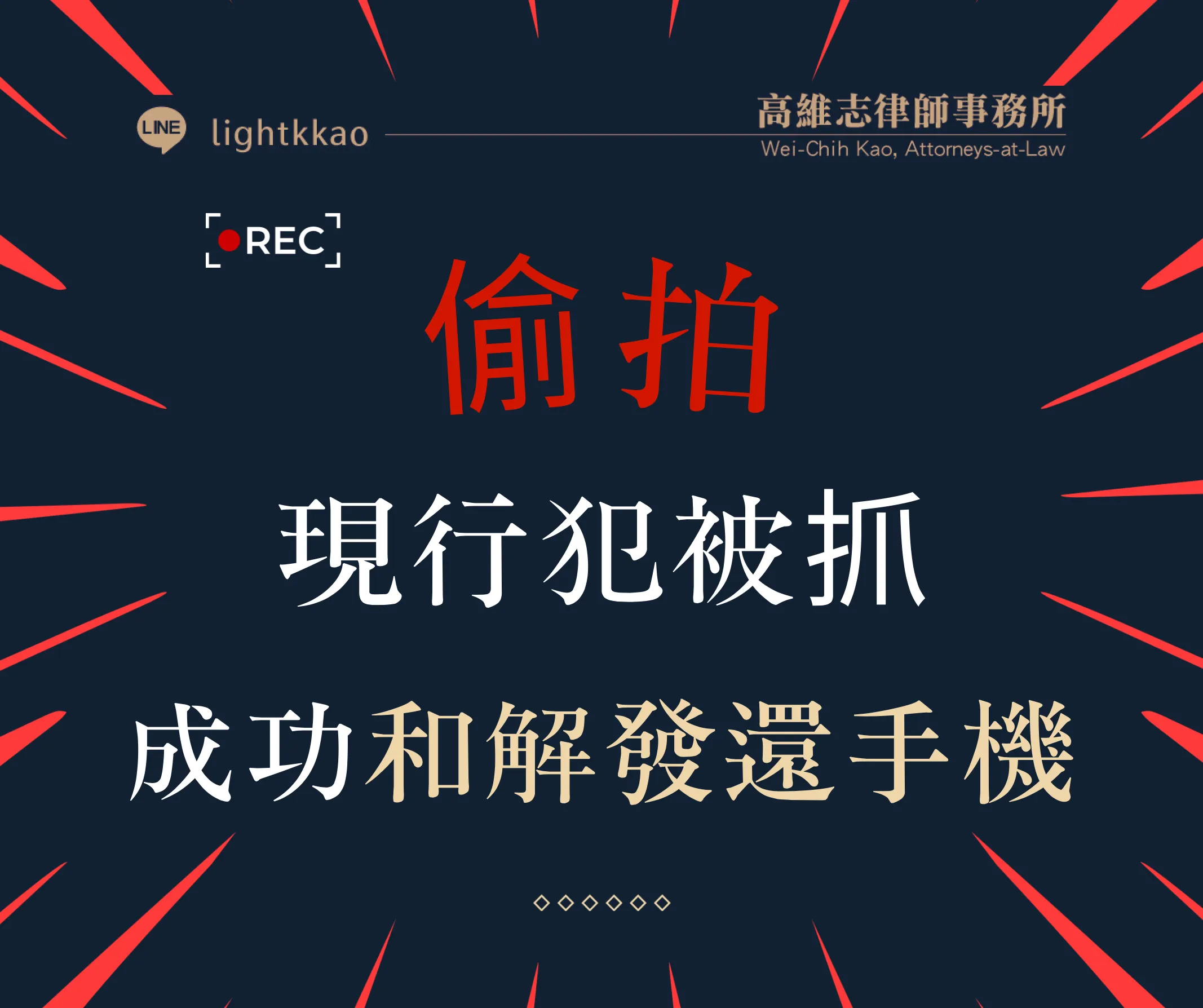 偷拍被告妨害秘密、妨害性隱私,可以撤告嗎?成功和解發還手機
