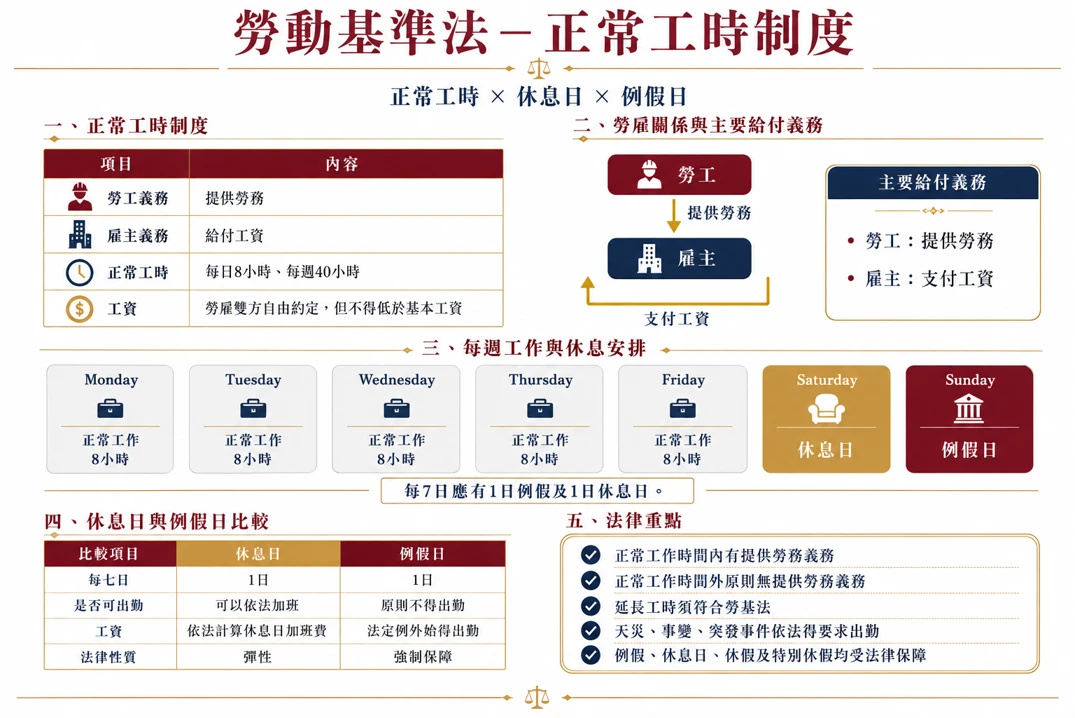 勞動基準法變形工時制度介紹