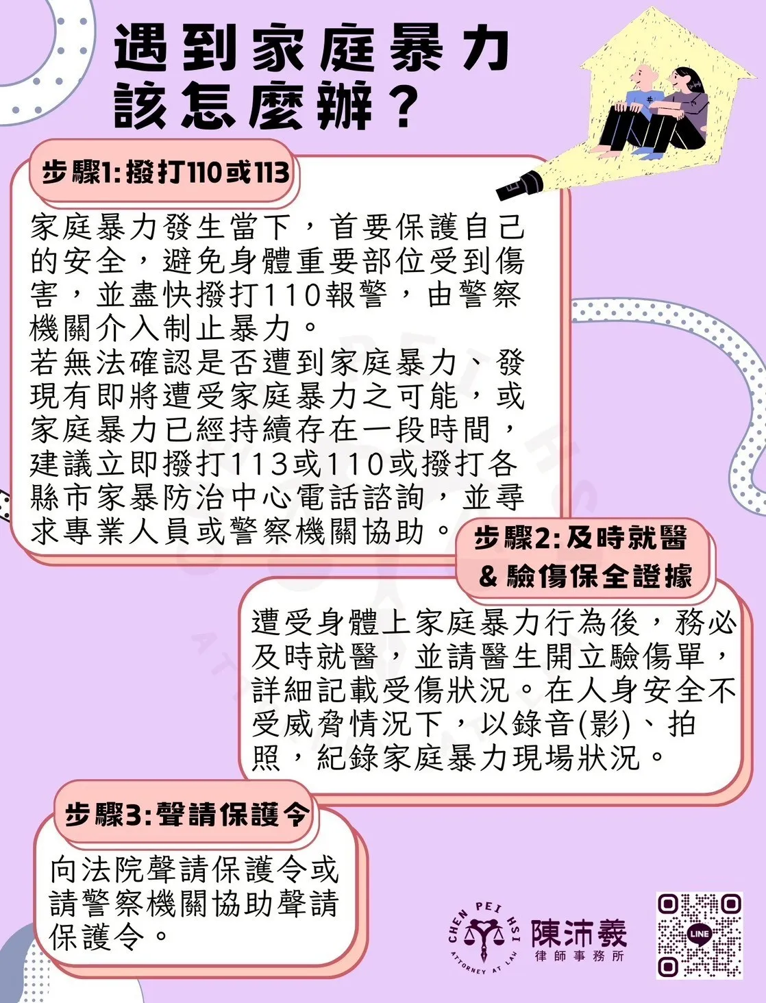 遇到家庭暴力該怎麼辦?