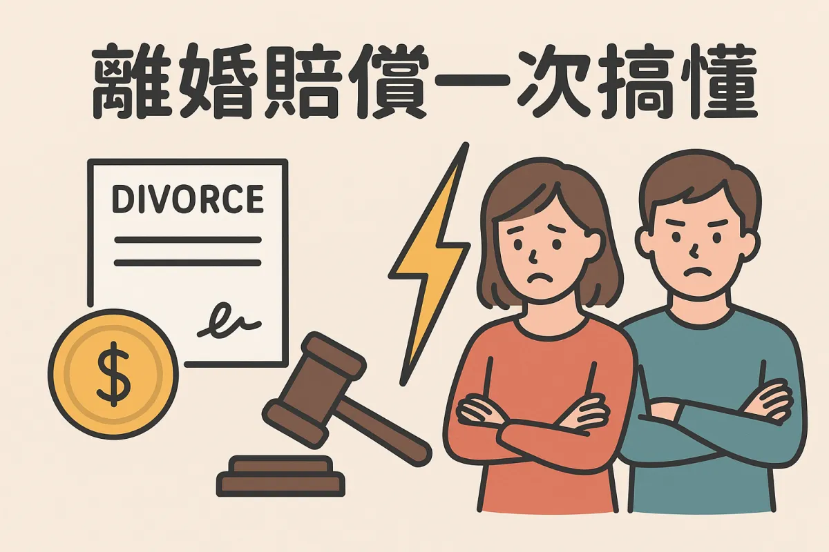 離婚賠償一次搞懂!「離婚損害」與「離因損害」差在哪?