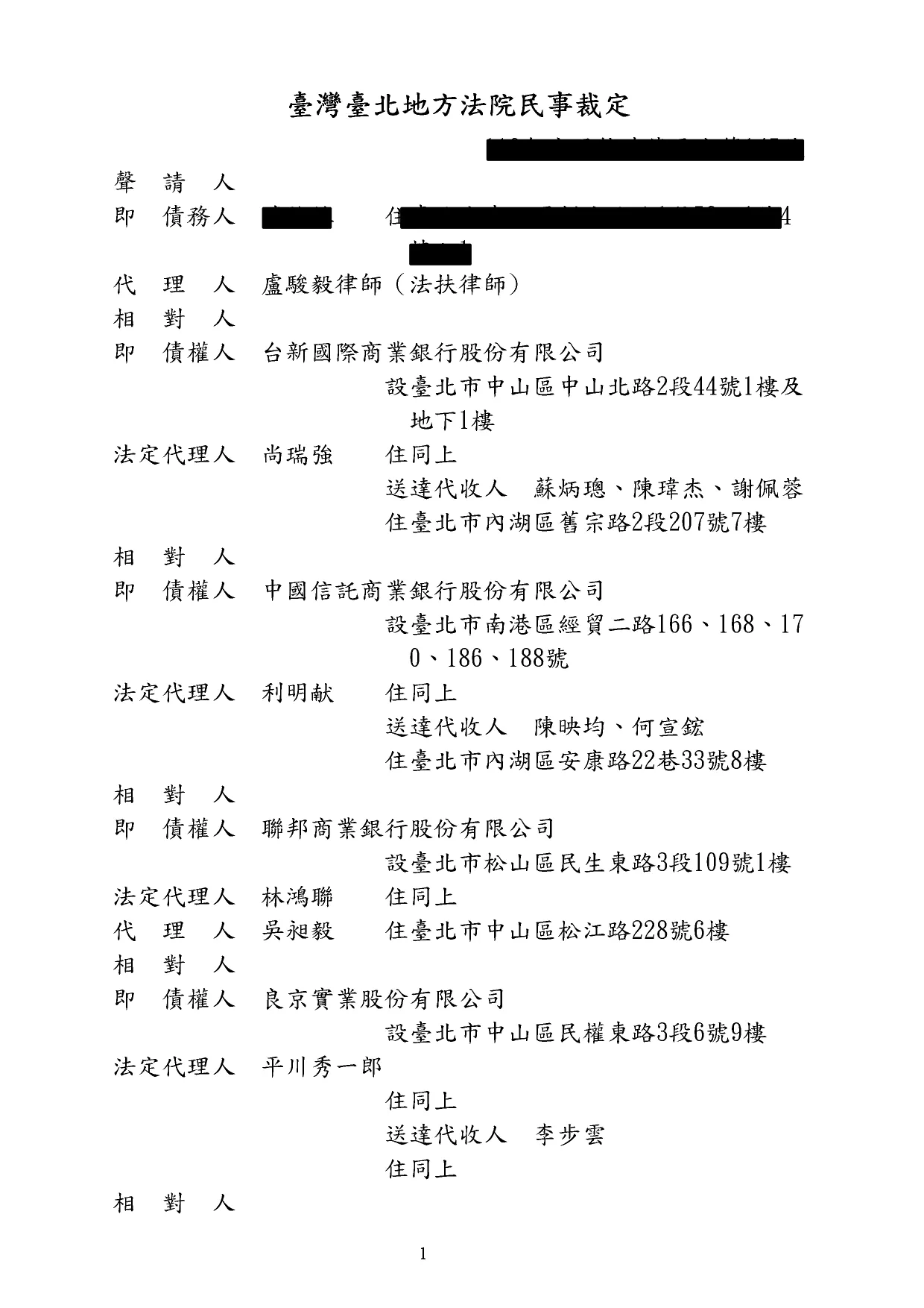 認可更生方案