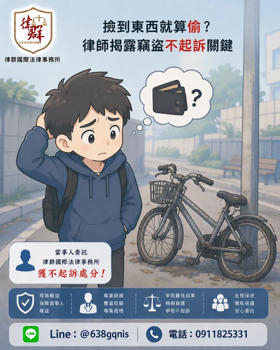 撿到東西就算偷？律師揭露竊盜不起訴關鍵