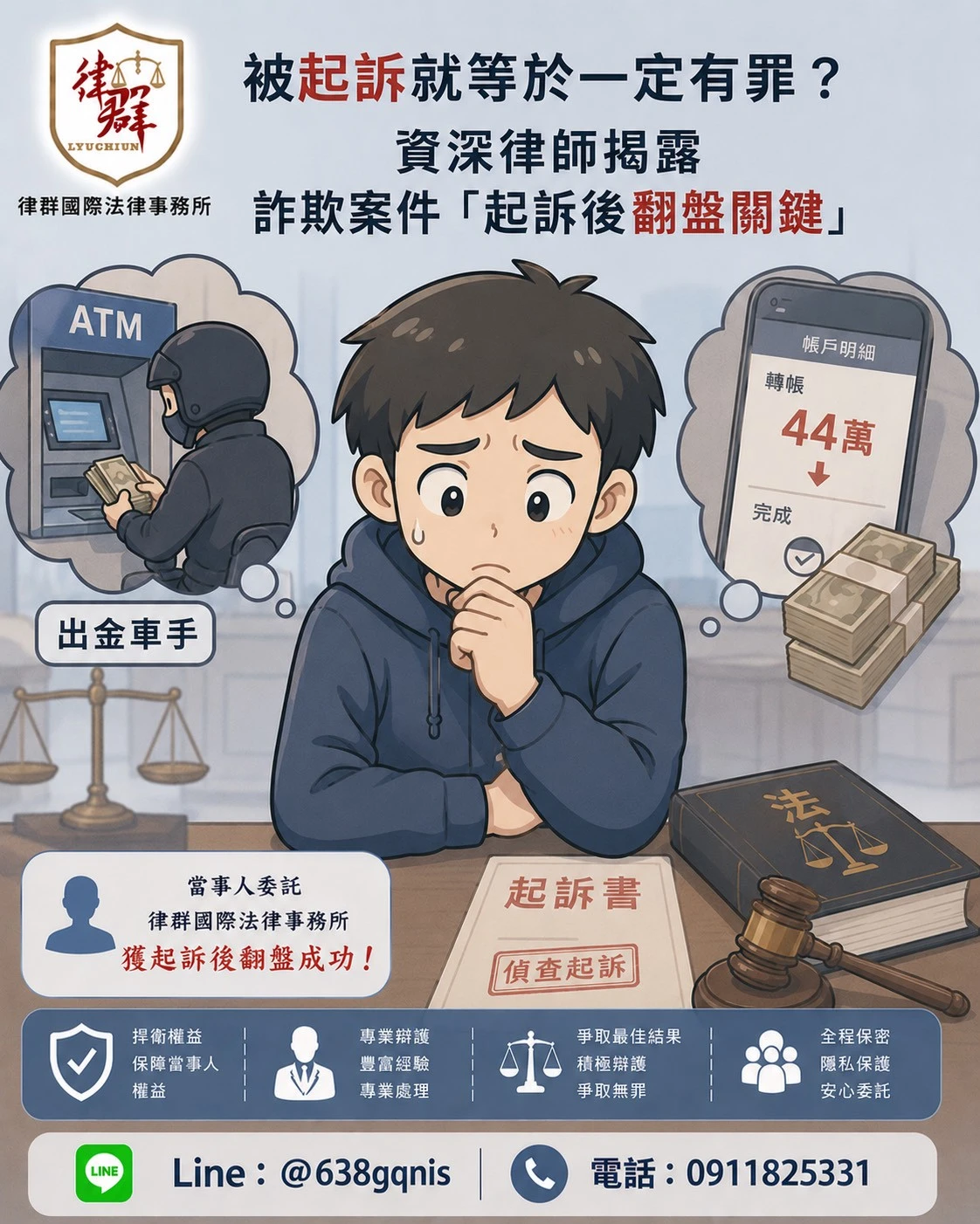 被起訴就等於一定有罪?資深律師揭露詐欺案件“起訴後翻盤關鍵”