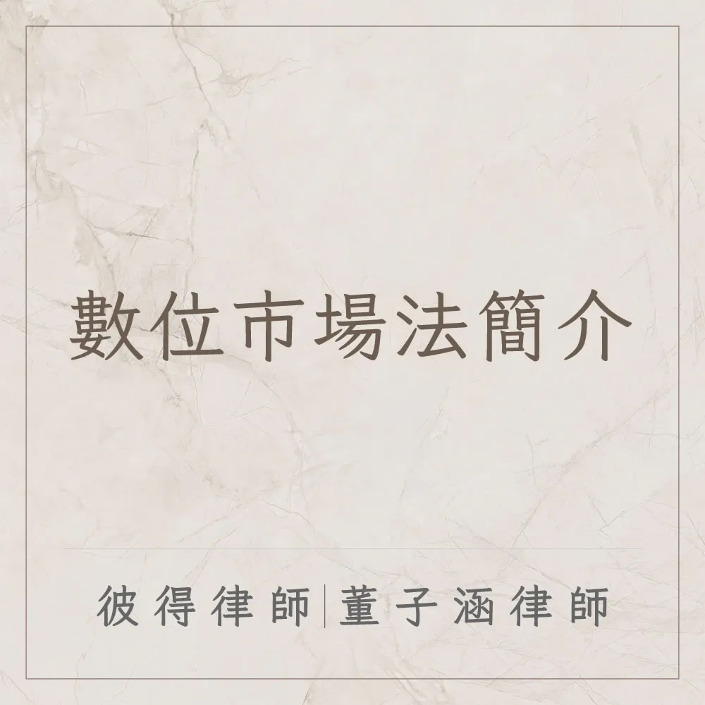 數位市場法簡介
