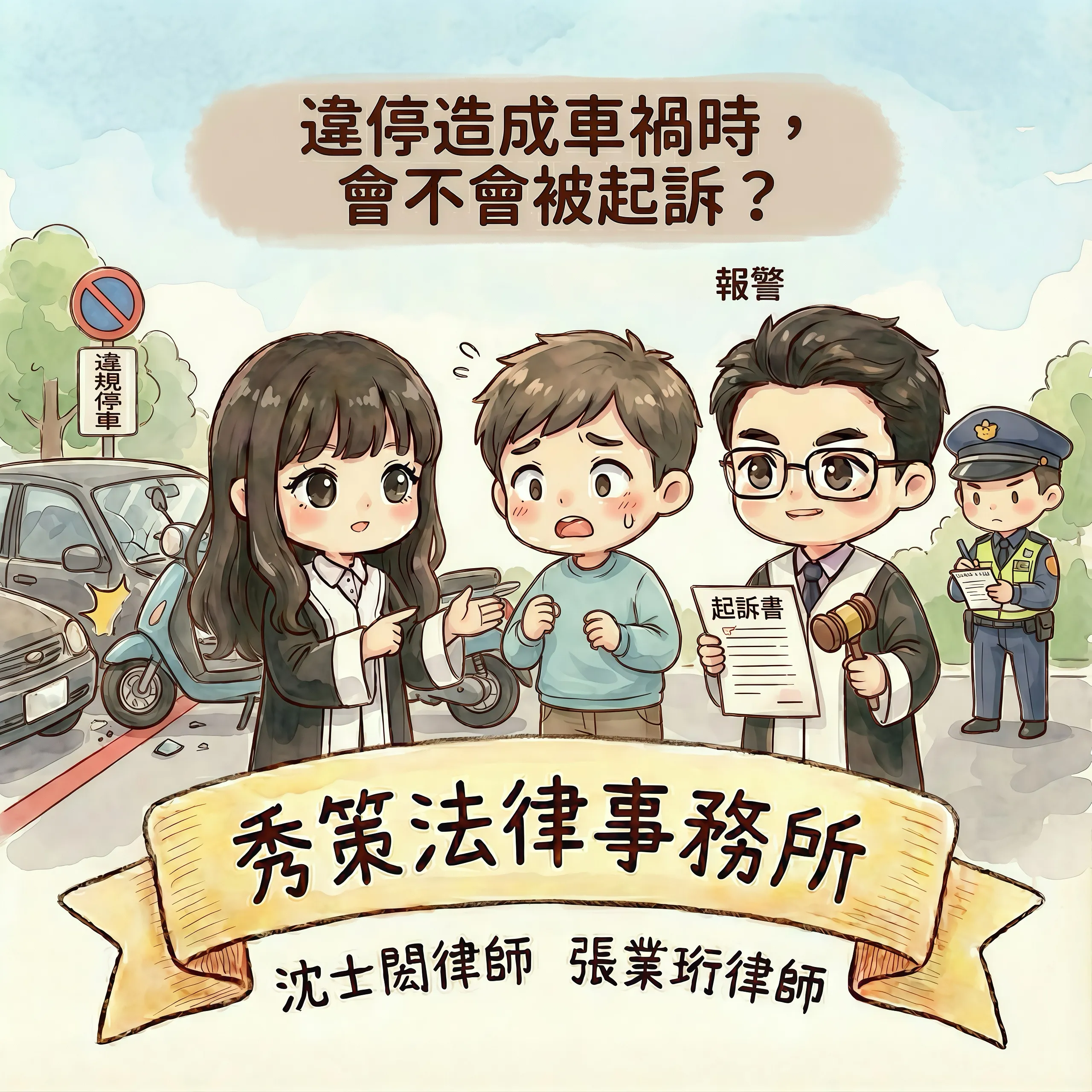 違停造成車禍時,會不會被起訴? 車禍訴訟律師 / 車禍訴訟律師推薦 / 台北車禍訴訟律師 / 台北車禍訴訟律師推薦 / 新莊區車禍訴訟律師 / 新莊區車禍訴訟律師推薦