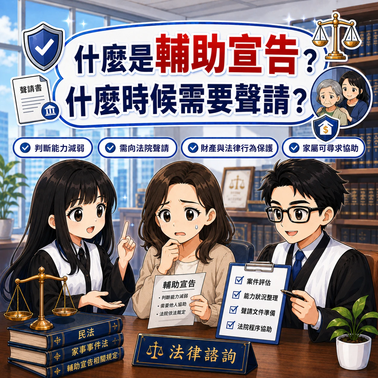 什麼是輔助宣告?什麼時候需要聲請? #家事訴訟律師 #家事訴訟律師推薦 #監護宣告律師 #輔助宣告律師 #監護宣告聲請律師 #輔助宣告聲請律師