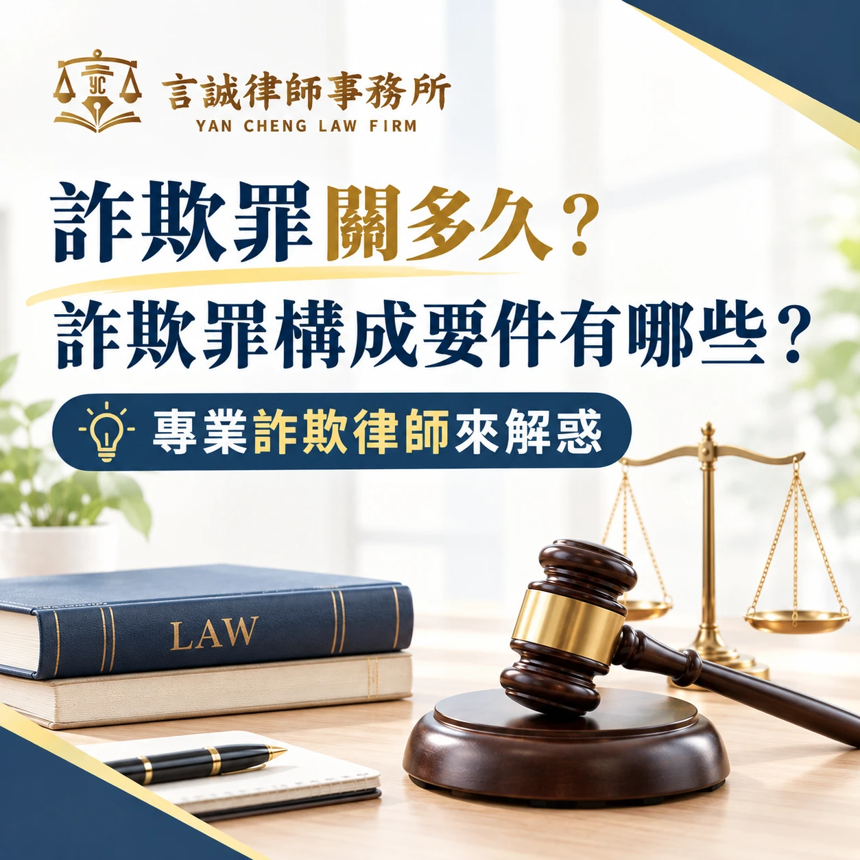 詐欺罪關多久？詐欺罪構成要件、刑責與緩刑一次看懂