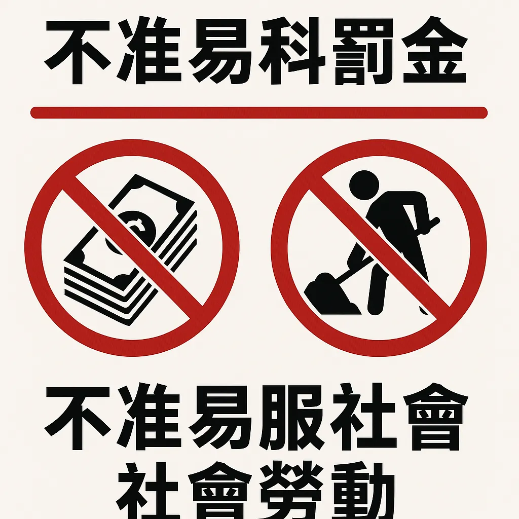 檢察官不准易科罰金、不准易服社會勞動,該怎麼辦呢?
